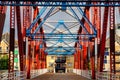 Iron bridge Salford Quay Manchester UK