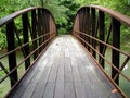 Iron Bridge Summer Royalty Free Stock Photo