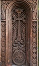 Iron Carving Closeup. Handmade Objects