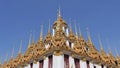 The iron castle at a temple in Bangkok