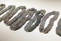 Iron coins in ancient China Royalty Free Stock Photo