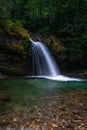 Iron Creek Falls In Pacific Northwest United States Royalty Free Stock Photo