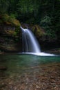 Iron Creek Falls In Pacific Northwest United States Royalty Free Stock Photo