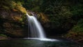 Iron Creek Falls In Pacific Northwest United States Royalty Free Stock Photo