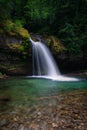 Iron Creek Falls In Pacific Northwest United States Royalty Free Stock Photo