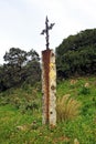 Iron Cross in the Mozarabic Camino de Santiago, Cerro Muriano, Mountains of Cordoba, Spain