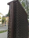 Iron curtain monument in Budapest, Hungary