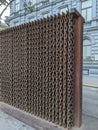 Iron curtain monument in Budapest, Hungary