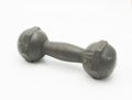 Iron dumbbell isolated on white, 1.5 Kg dumbbell Royalty Free Stock Photo