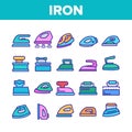 Iron Electrical Tool Collection Icons Set Vector Royalty Free Stock Photo