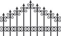 Iron fence