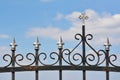 Iron Fence details Royalty Free Stock Photo