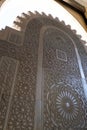 Iron gate to the Hassan II Mosque in Casablanca