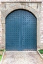 Iron door between  Topkapi Palace and Gulhane Park Royalty Free Stock Photo