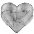 Iron heart Royalty Free Stock Photo