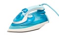 Iron housework ironed electric tool clean white background Royalty Free Stock Photo