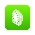 Iron icon green vector Royalty Free Stock Photo