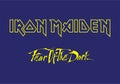 Iron Maiden 1992 Fear of the Dark era logo. Royalty Free Stock Photo