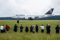 Iron Maiden's Boeing 747 Ed Force One.