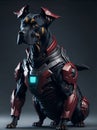 Iron man dog. Generative AI