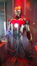 Iron man Head model at the Avengers experience Royalty Free Stock Photo