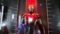 Iron man Head model at the Avengers experience Royalty Free Stock Photo