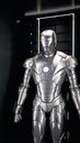 Iron man Head model at the Avengers experience Royalty Free Stock Photo