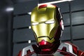 Iron man Head model Royalty Free Stock Photo