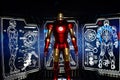 Iron Man statue at Madame Tussauds New York in New York City Royalty Free Stock Photo