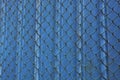 iron mesh metal texture on fence wall Royalty Free Stock Photo