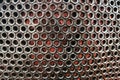 Iron metal background, texture of old parts. Royalty Free Stock Photo