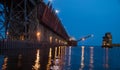 Iron Ore Dock With Freighter