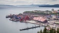 Iron Ore Mine Factory Plant in Narvik Norway Royalty Free Stock Photo