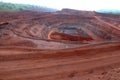 Iron-ore Mines Royalty Free Stock Photo