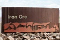 Iron Ore Mining Sign Royalty Free Stock Photo