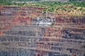 Giant iron ore opencast mine