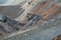 Iron ore opencast mining Royalty Free Stock Photo