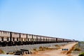 Iron Ore Train - Pilbara - Australia Royalty Free Stock Photo
