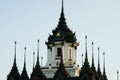 Iron Palace, Loha Prasat, Bangkok, Thailand.