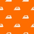 Iron pattern vector orange Royalty Free Stock Photo