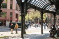 Iron Pergola on Pioneer Square, Seattle, WA