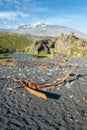 Iron pieces from a wrecked ship on Dritvik creek, Snaefellsnes peninsula Iceland