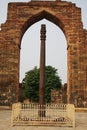 Iron Pillar of Delhi Royalty Free Stock Photo