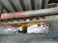 iron pipes and drains that look clear and flowing