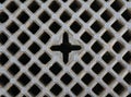 Iron sewer grate background