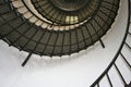 iron stairwell inside lighthouse2 Royalty Free Stock Photo