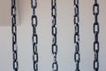 Iron steel strength chains Royalty Free Stock Photo