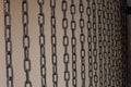 Iron steel strength chains Royalty Free Stock Photo