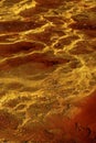 Iron Sulfate Patterns in the Waters of Rio Tinto Royalty Free Stock Photo
