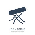 iron table icon in trendy design style. iron table icon isolated on white background. iron table vector icon simple and modern Royalty Free Stock Photo